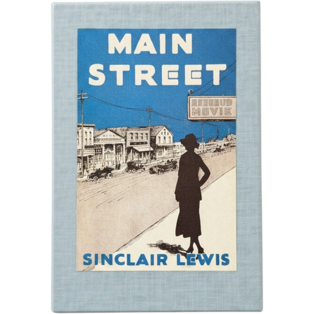 Sinclair Lewis Main Street Facsimile First Edition Hardcover Book with Slipcase